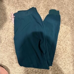 Caribbean Blue figs jogger scrubs